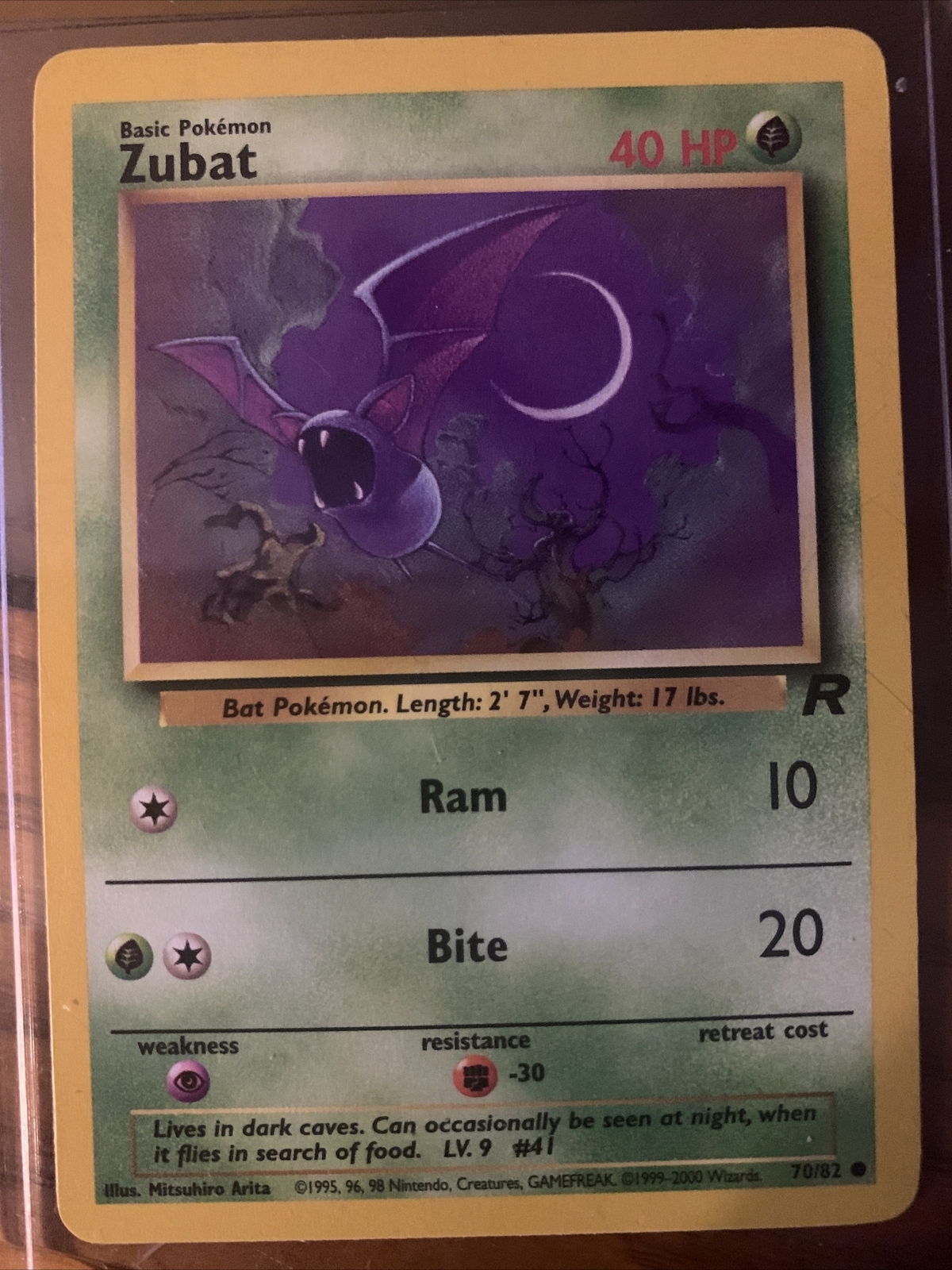 Pokemon ZUBAT 70/82 Team Rocket - NEAR MINT/MINT