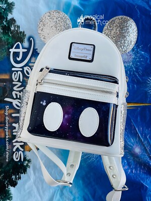 Loungefly Space Mountain Mickey Mouse The Main Attraction Backpack Amazon.com: WDW 50th Anniversary MMA Mickey main image 4