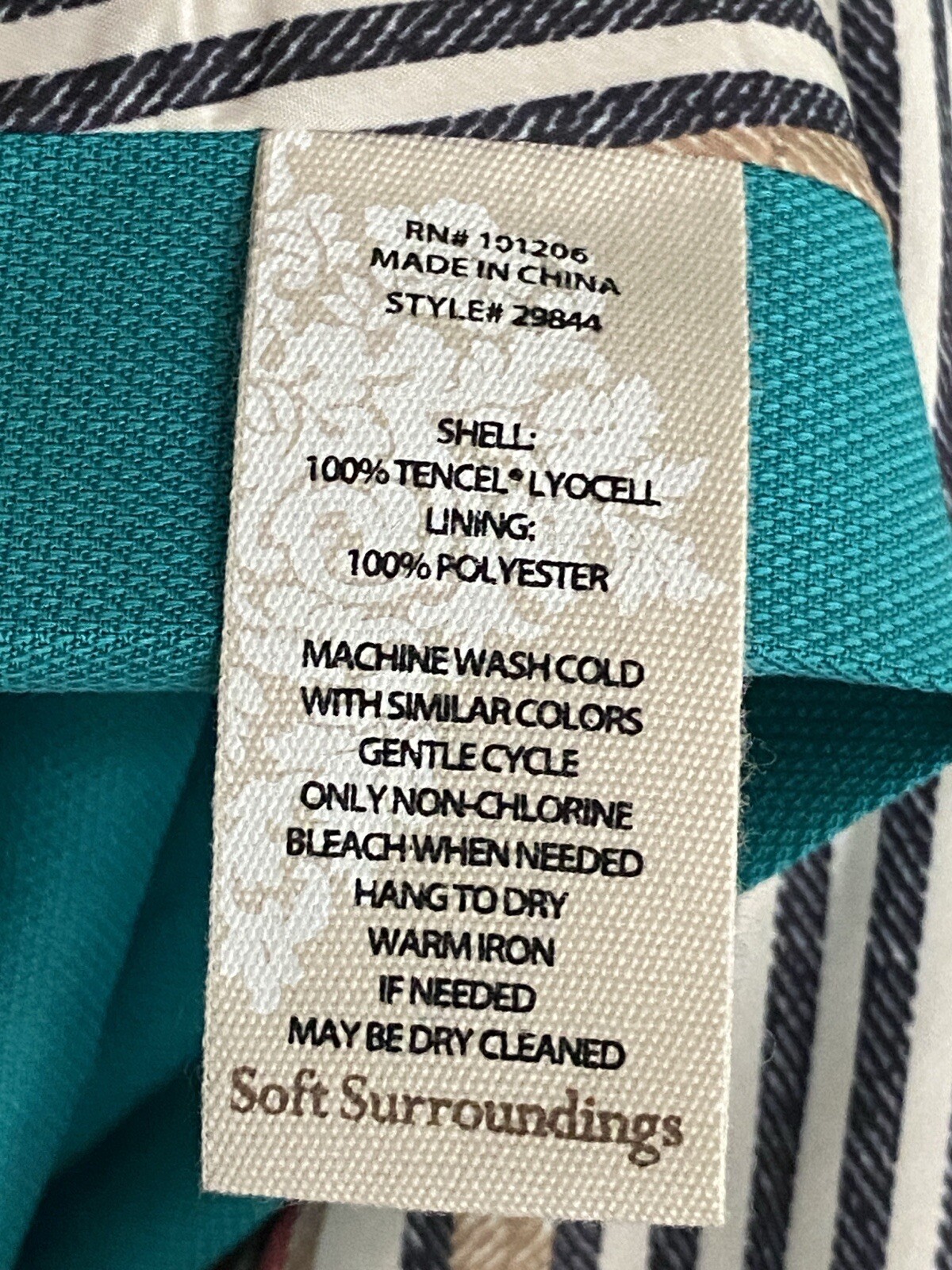 Soft Surroundings jacket Spring Turquoise trench … - image 5