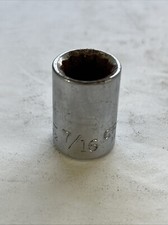 Craftsman USA 7/16" 12 Point 3/8" Drive Shallow Socket 44332 -V- Series