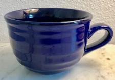 Beautiful Cobalt Blue 24 oz. Jumbo Coffee Mug, Large Heavy Soup Tea Cup Bowl
