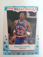 1989-90 Fleer - All-Stars Stickers Patrick Ewing #7