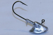 11 pk 3/8 oz Erie Jig Heads Bronze Aberdeen Hooks Walleye Bass Fishing