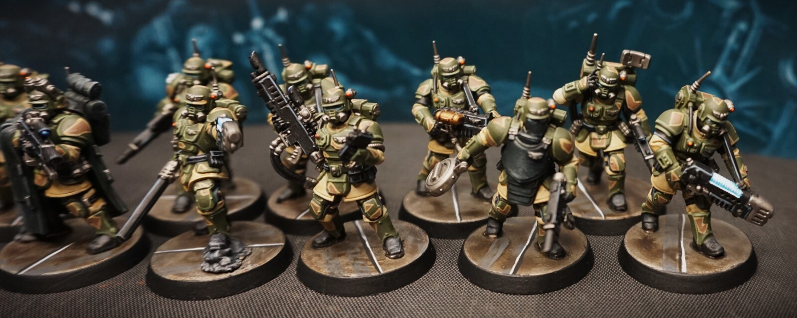 Kill Team: Kasrkin painted Warhammer 40k Astra Militarum Cadian ...