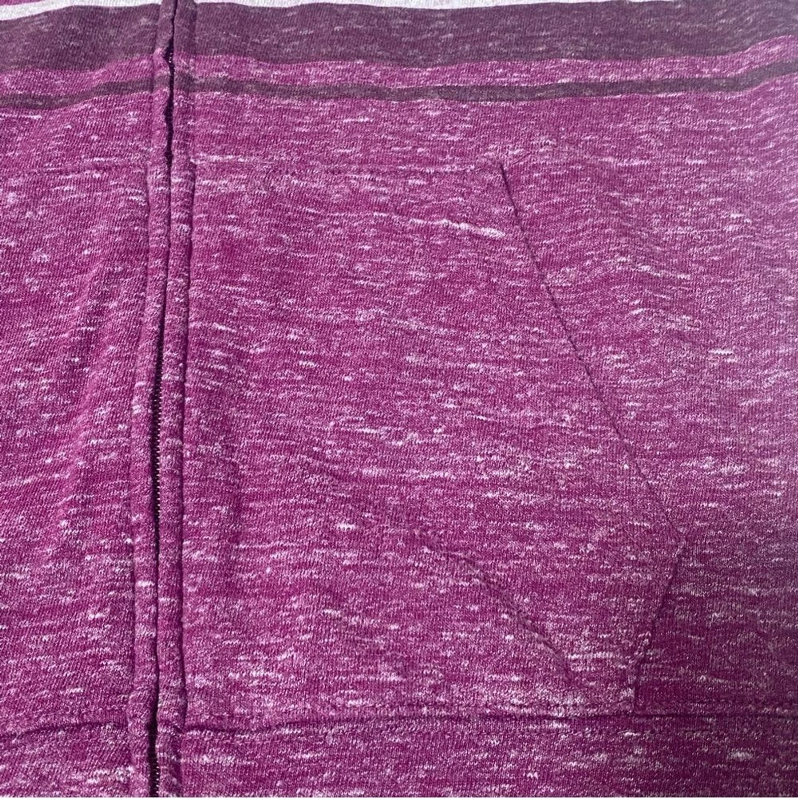 UNDERCOVER Felpa ROSA Victoria's Secret viola Y2K zip davanti con cappuccio donna taglia small