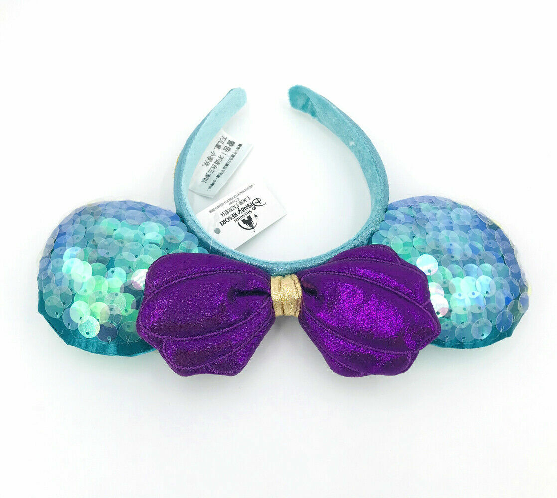 Disney Parks Minnie Ears 2022 Little Mermaid Ariel Purple  display picture 3