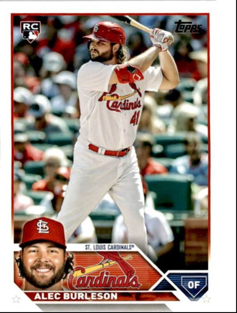 スポーツ選手 topps japan edition 2023 Alec Burleson 2023 Topps Baseball Cards Alec Burleson Rookie St. Louis