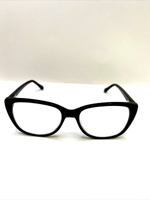 Draper James Eyeglasses Frames DJ5026 001 BLACK Gray Striped Cat Eye 52-16-140