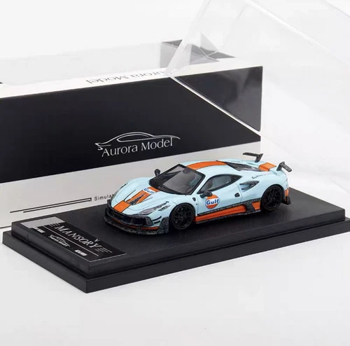 AM 1/64 Scale Ferrari MANSORY F8XX Gulf Diecast car Model Toy Gift - Picture 6 of 6