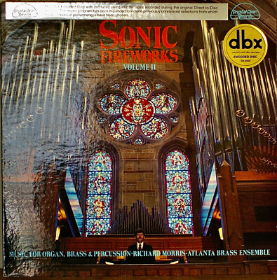 SONIC FIREWORKS VOL. II for Organ, Brass & Percussion-M1979LP DbX AUDIOPHILE