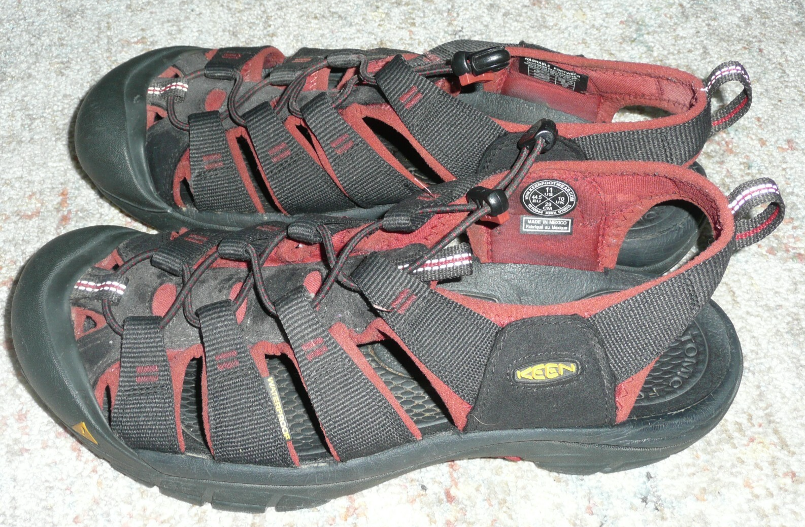 Sandali da trekking Keen Newport H2 da uomo marroni impermeabili US 11 EU 44 5 1010944