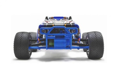 RPM BLAU STOßSTANGE HINTEN für TRAXXAS ELEC RUSTLER 2WD