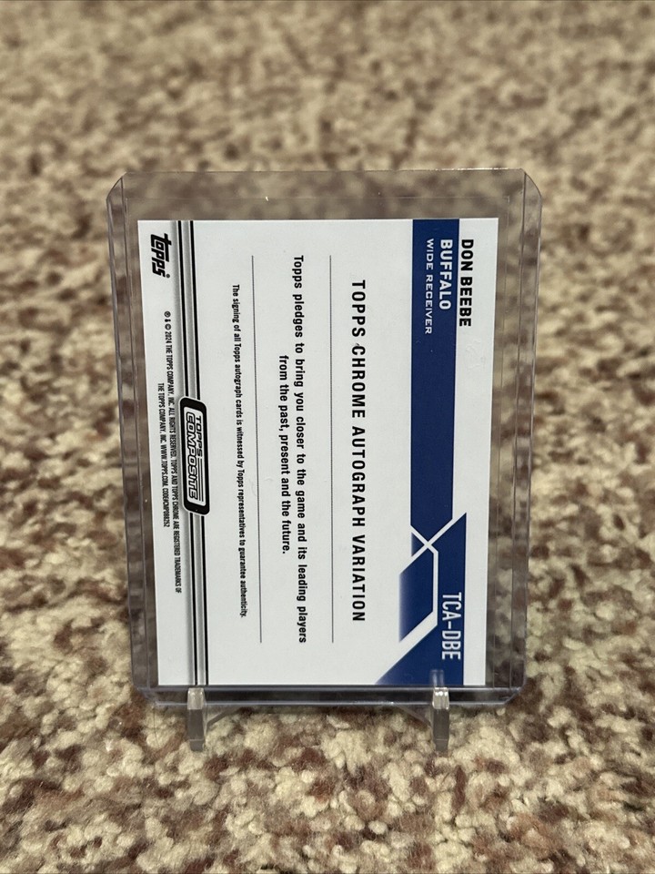 2023 Topps Composite Topps Chrome Don Beebe Auto Geometric TCADBE eBay