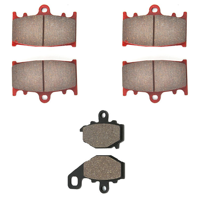 Motorcycle Brake Pads Front&Rear For Kawasaki ZX6R ZX9R ZX9R ZZR ZX