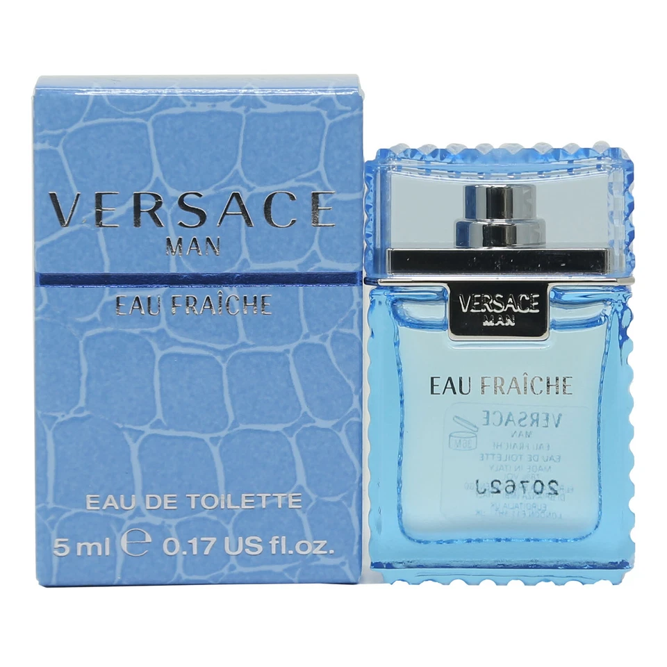 Versace Men's Mini Collection EDT and EDP 5ml Bottles Custom Bundle Gift Set NEW - Image 4 of 4