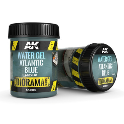 Water Gel Atlantic Blue - 250ml - AK Interactive AK8003 - Wasser Effekte Diorama
