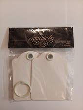 Graphic 45 Artist Trading Tags Ivory 6 Pieces With Binder Ring NIP
