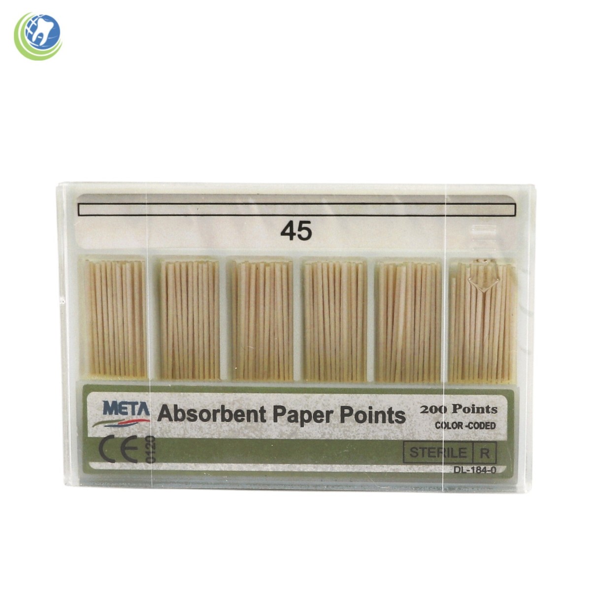 Sterilized Paper Points #45-80 (200/box) – For Dental Root Canal Obturation