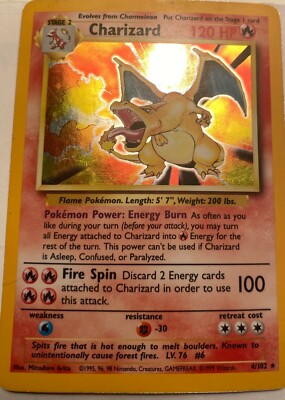 Charizard holo 4/102 Near Mint Logan Paul | eBay