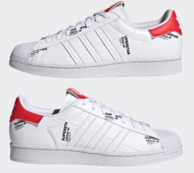 Adidas Originals Superstar Cloud White/Vivid Red GV7672 Men