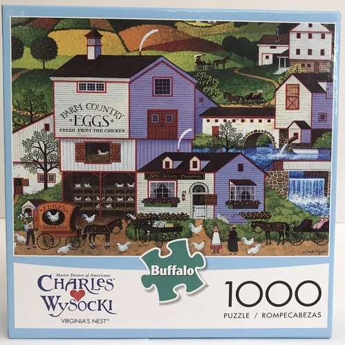 Virginia's Nest by Charles Wysocki -- 1000 Piece Jigsaw Puzzle, Buffalo Games - Picture 2 of 9