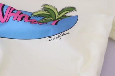 DOLCE & GABBANA T-shirt Cotton Yellow Havanity Round Neck