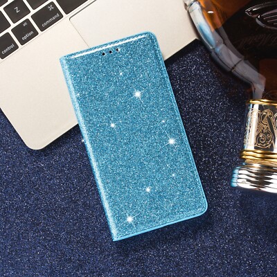 Glitzer Klapp HandyHülle Für Samsung A51 A52 A52s A53 A54 A70 A71 A72 5G A91 A32