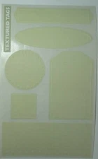 Mrs Grossman Textured Tags SAGE ADVICE Green Stickers Vintage retired 2003