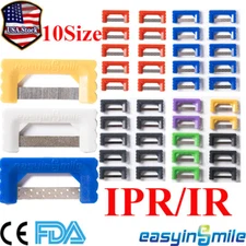 Dental IPR IR Saws Reduction Polishing Finishing Strips Orthodontic Strip 10Size
