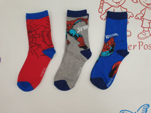 Kindersocken Socken Spiderman 3 Paar Größe 27/30 31/34 35/38 - Bild 1 von 2