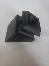 Angle shoe satin black for balusters pk 10 pieces
