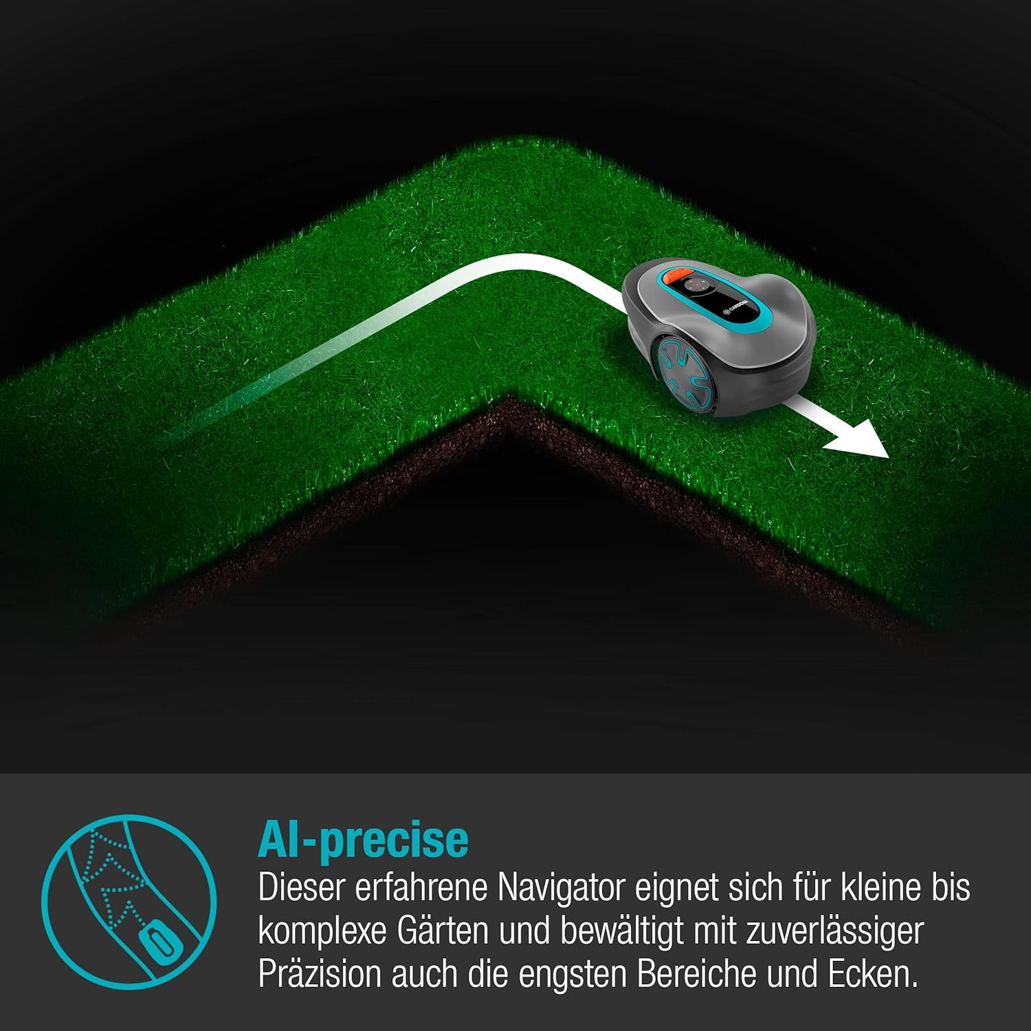 1Stück Roboter Intelligenter Rasenmäher Mit Optimaler Konnektivität Kunststoff 