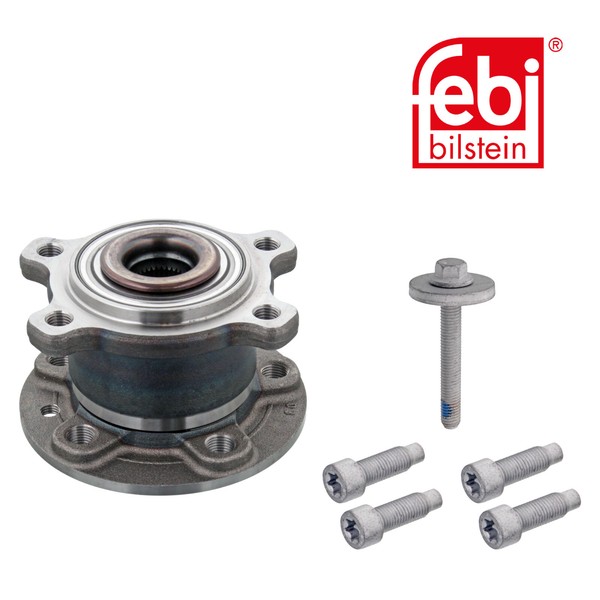 1X Febi Bilstein Radlager Radlagersatz Hinten FüR Volvo XC60 2.4 D/D3/D4 AWD D5-image