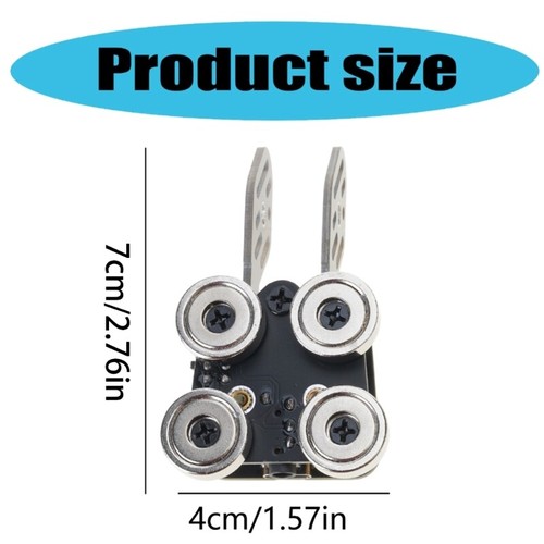 Automatyczny klucz z kodem Morse'a Przenośne podwójne wiosła Morse Key Telegraph Key Paddles - Zdjęcie 8 z 11