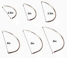 Curved Heavy Duty Sewing Needles Pack, Great For Leather Upholstery Furniture