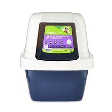 Vibrant Life Large Sifting Hooded Enclosed Cat Litter Box