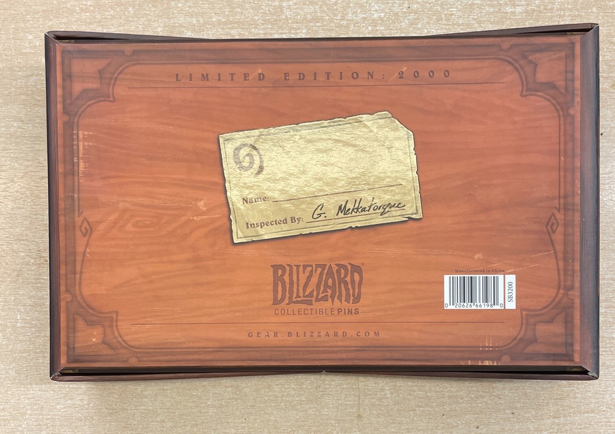 Blizzard Hearthstone Collectors Edition Pin Set UK