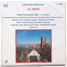 J.S.Bauch And Germany NAXOS LASERDISC CLASSICS Piano Concertos Nos. 1, 2  4