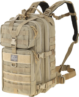Maxpedition Falcon-III Khaki Nylon Construction Water Resistant Backpack 