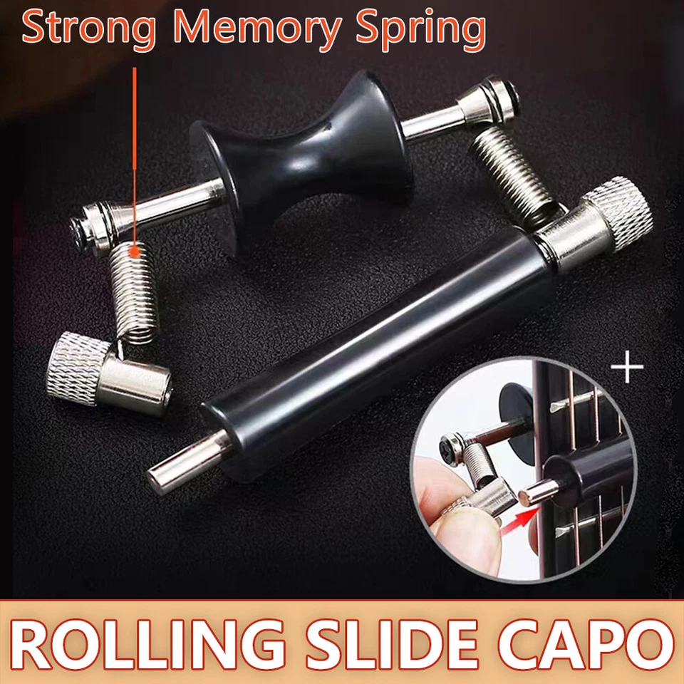 Tuning Tone Electric Guitar Guitar Adjustable Capo Sliding Capo Rolling Capo - image 4 of 4