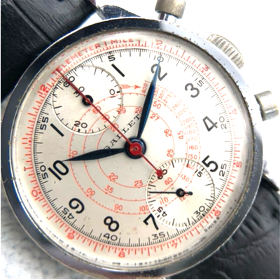 GALLET Garrett 2 Counter Chronograph 17 Stone Ka 70124 Japan | eBay