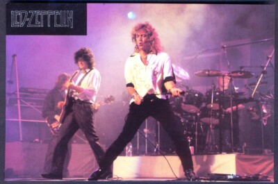 Moderne Postkarte: LED ZEPPELIN (Bigger Splash, Ref: X199). Kostenloser UK Versand