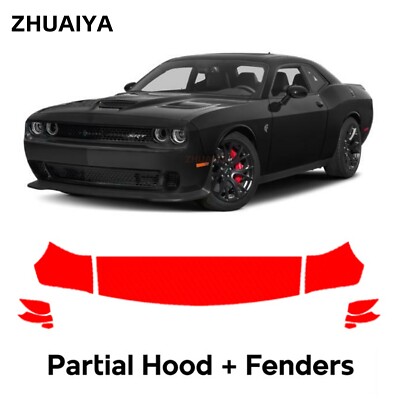 Hood Precut PPF Paint Protection Film For Dodge Challenger SRT Hellcat 2015-2018