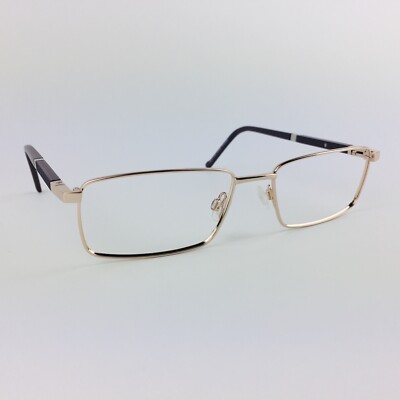 SPECSAVERS Brille GOLD RECHTECKIG Brillengestell MOD: LEONARD 30293588