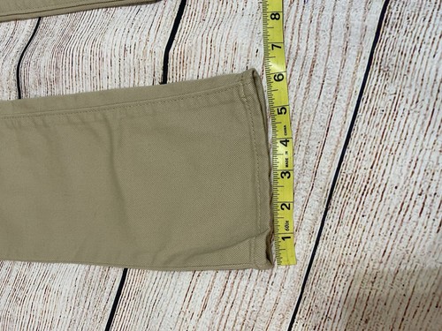 NWT Old Navy Boys Skinny Jeans Size 12 Adjustable Waist Slim Thigh Tan Khaki - Picture 8 of 8