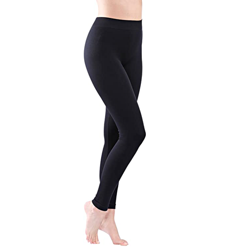Leggings da donna Nero in cotone elasticizzato estivi leggeri eleganti  fuseaux | eBay