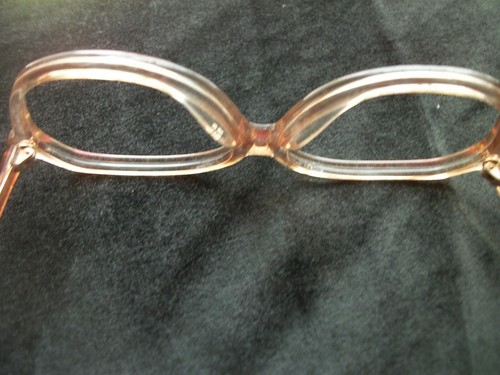 Vintage Optical Frames Titmus Z-87 USA 140 Plastic Light Rose Color Eyeglasses H - Imagen 6 de 9