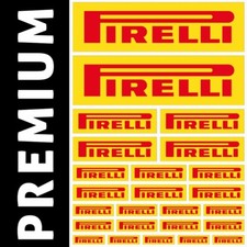 PIRELLI - KIT Decals Stickers Sponsors Car Bike Motorcycle Motocross MX ATV