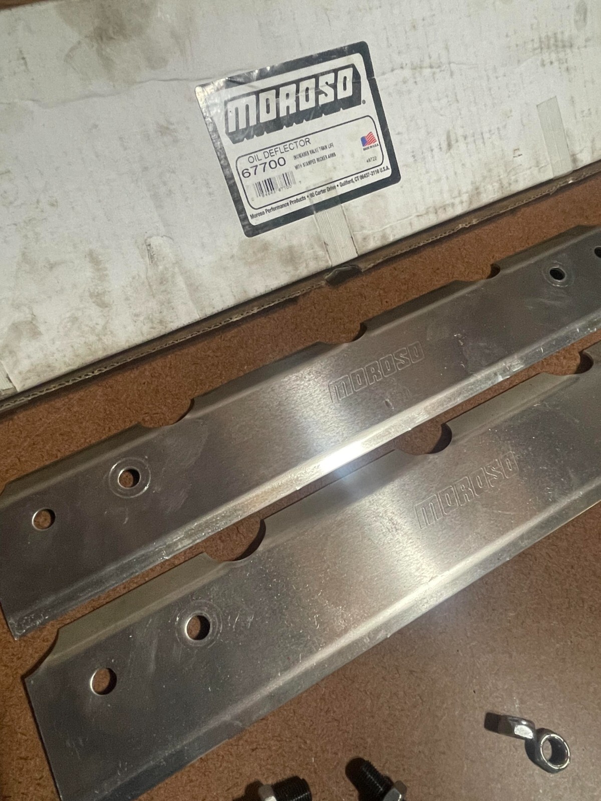 MOR67700 Moroso 67700 Valve Train Oil Deflector, sbc, sbf, 350 eBay