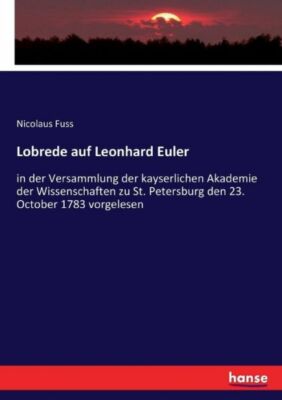 Lobrede Auf Leonhard Euler